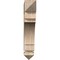 Ekena Millwork Merced Arts & Crafts Rough Sawn Bracket, Douglas Fir, 4"W x 22"D x 22"H BKT04X22X22MRC03RDF - alternate 3
